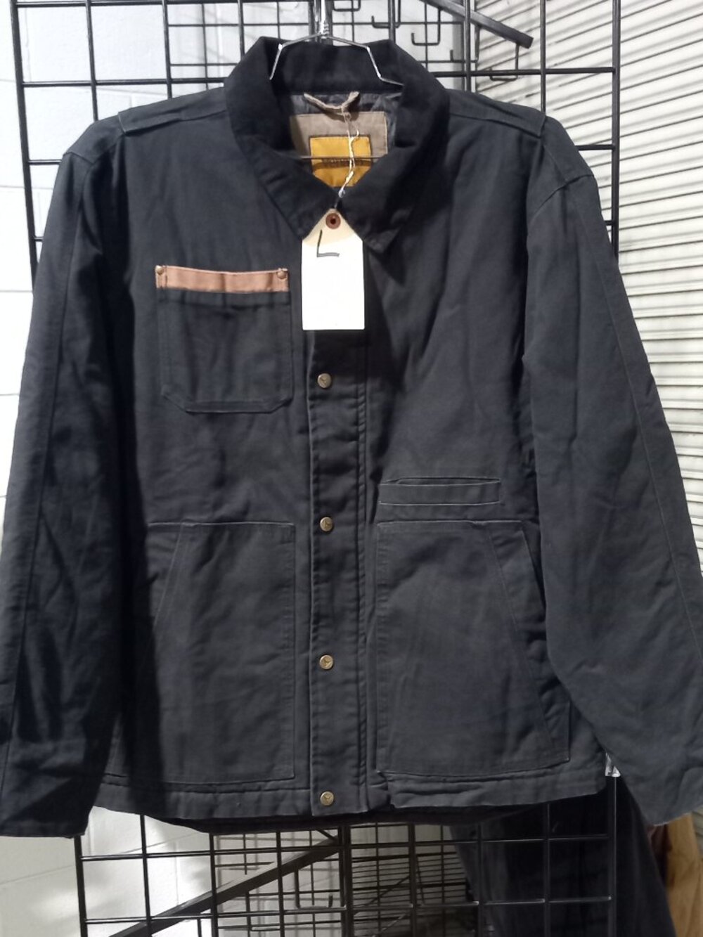 Men's Canvas Concealed Carry Jacket - Black | Large